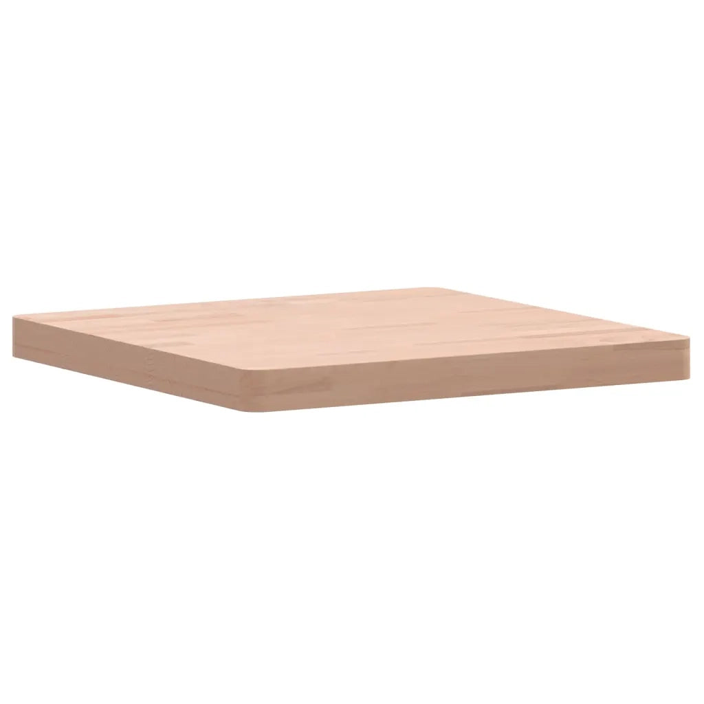Piano per Tavolo 50x50x4 cm Quadrato Legno Massello di Faggio 355961