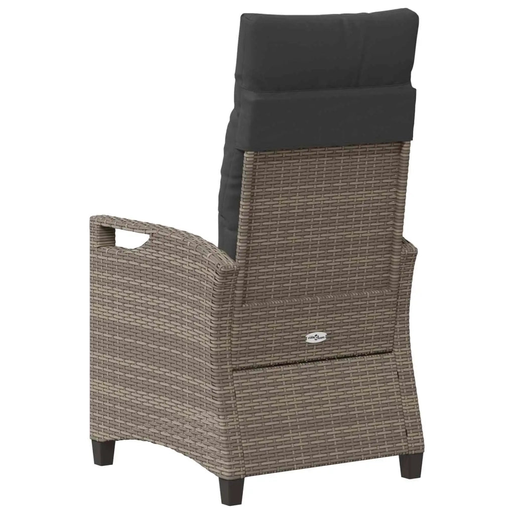 Sedia da Giardino 2 pz | Sedie da Esterno Grigio e Grigio Scuro 56 x 60 x 112 cm