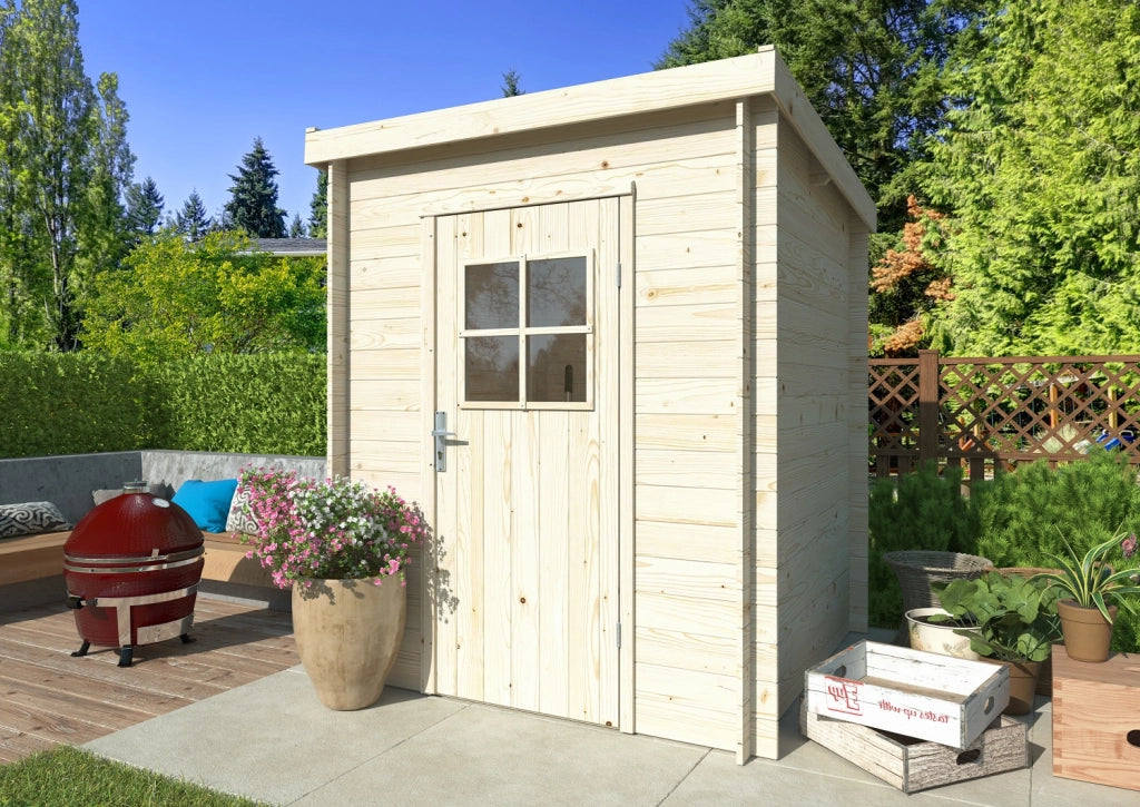 Casetta in legno non trattato Molly A 176X176