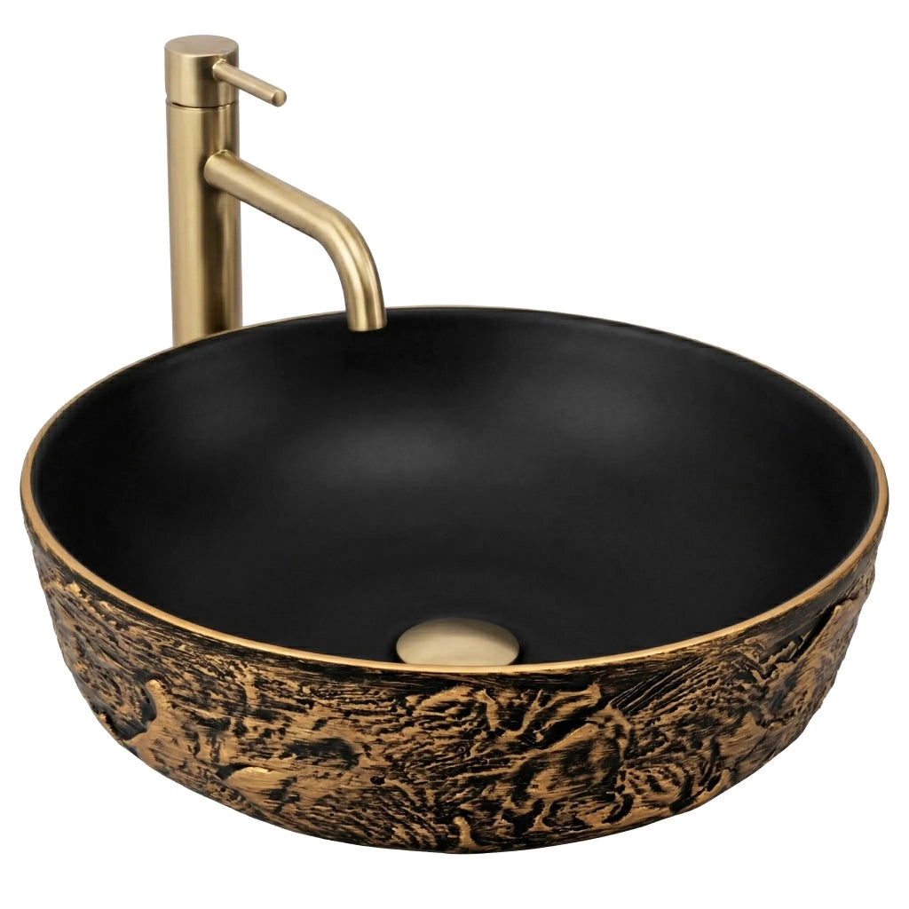 Lavabo Da Appoggio Rea Babilon Gold