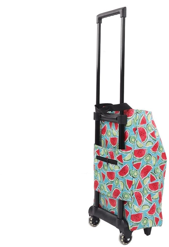 Carrello per spesa con alta capacità di carico - pieghevole - manico antiscivolo - impermeabile - tasca rimovibile - deposito compatto - carrello per spesa portatile