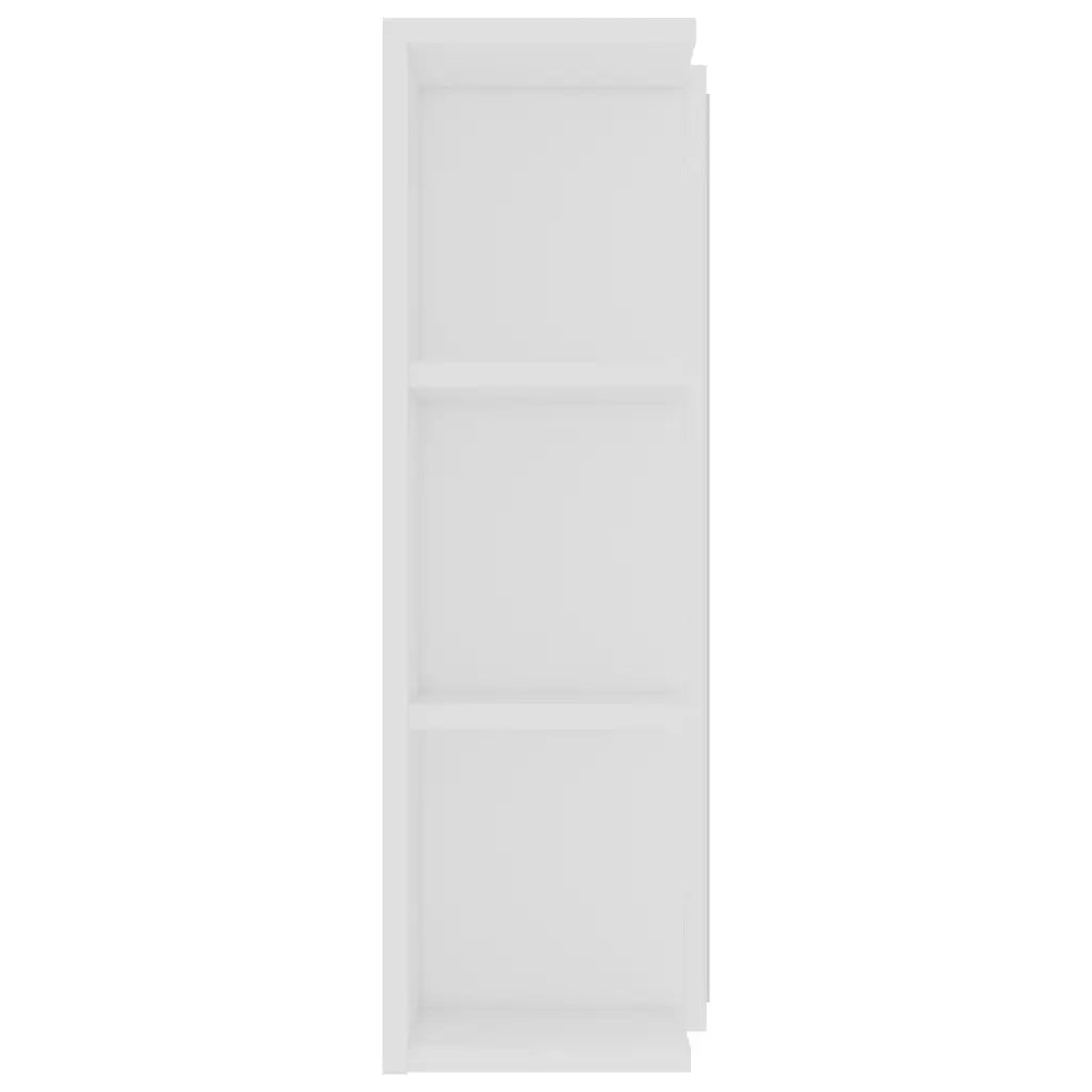 Armadio da Bagno Bianco 80x20,5x64 cm in Legno Multistrato 802606