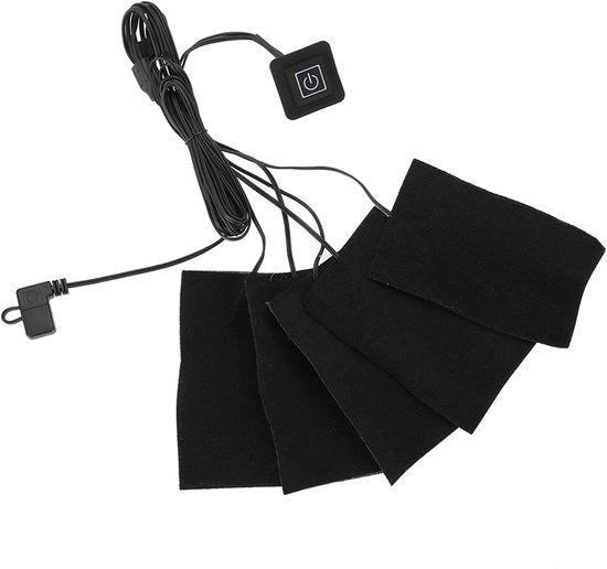 Pannelli di riscaldamento elettrici USB per abbigliamento - Temperatura regolabile e portatile