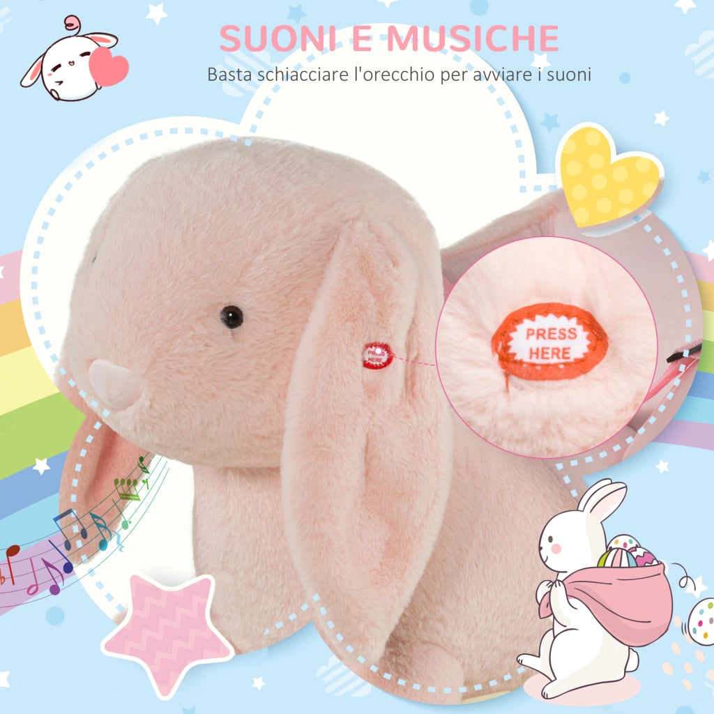 Cavallo a Dondolo per Bambini ¨C zephmum ¨C Rosa, Legno, 60x33x50cm