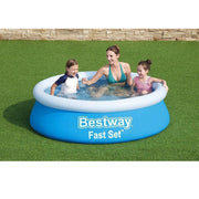 Trade Shop - Piscina Fuori Terra Fast Set Da 183 X 51 Cm Gonfiabile Per Bambini 940 Lt 57392 -
