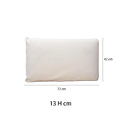 HYDRA VIVA COPPIA CUSCINI GUANCIALE MEMORY FOAM  WHITE 72 X 42 X H13 CON FEDERA 100% POLIESTERE