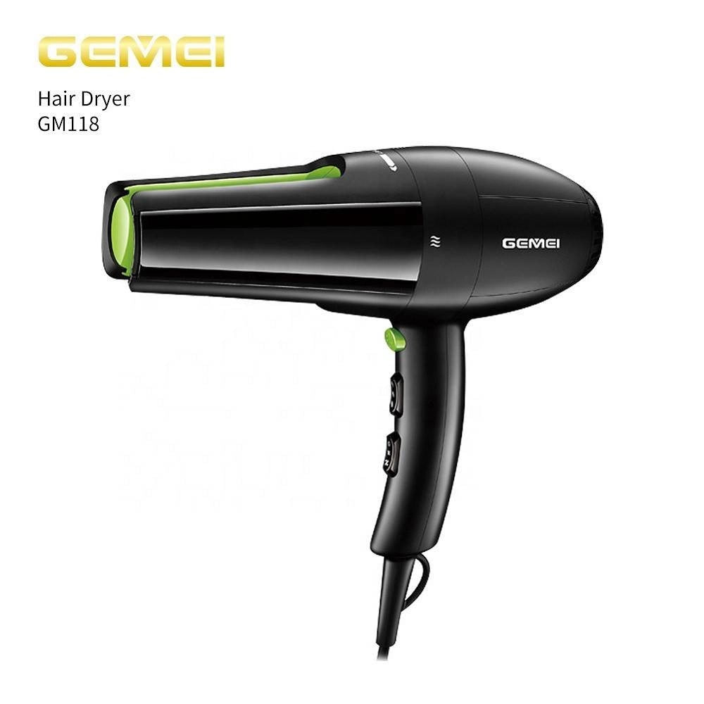 Trade Shop - Asciugacapelli Phon Professionale Motore Ac 1800-2200w 3 Velocità Salone Gm-118 -