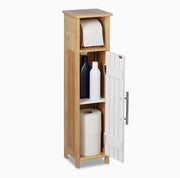 Supporto per Water – Cassetta di Stoccaggio – 18 x 71 x 20 cm – Moka/Bianco