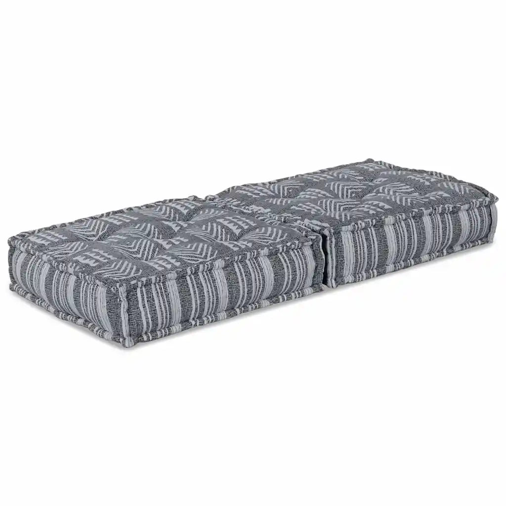 vidaXL Cuscino Grigio 70 x 70 x 36 cm Poliestere