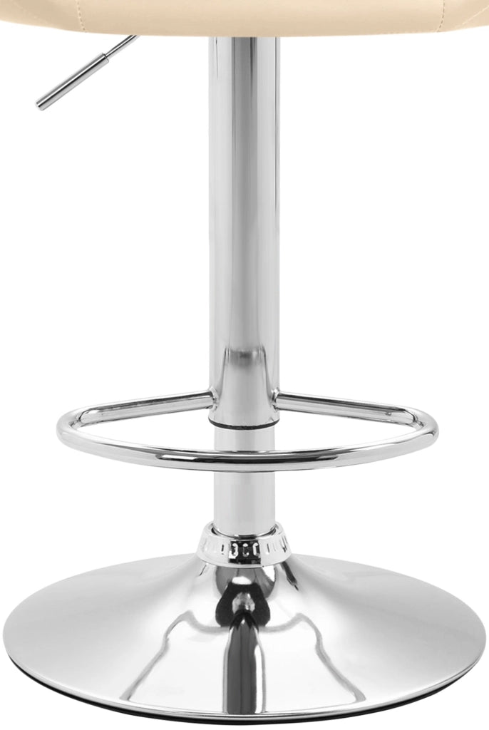 Sgabello Miami Similpelle crema