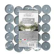 TEA LIGHT PROFUMATE AL MUSCHIO BIANCO IN CONFEZIONE DA 50 PEZZI