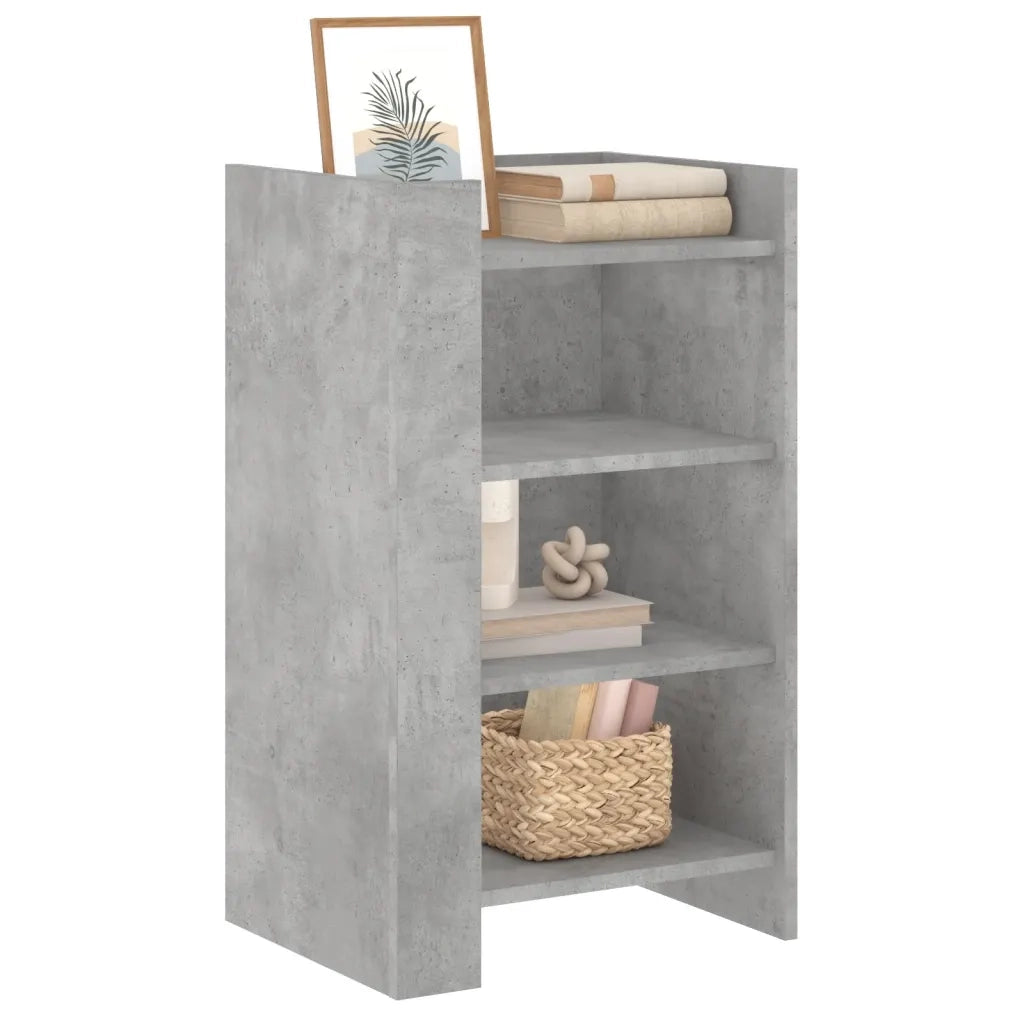Credenza Grigio Cemento 45x35x75 cm in Legno Multistrato 848384