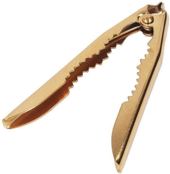 Antislip per Noti - Stagno Inox - Apripeschi Professionale - Frantumapini per Frutta di Mare - Attrezzo per Cucina Casalinga - Adatto per Noci di Mare/Amandele