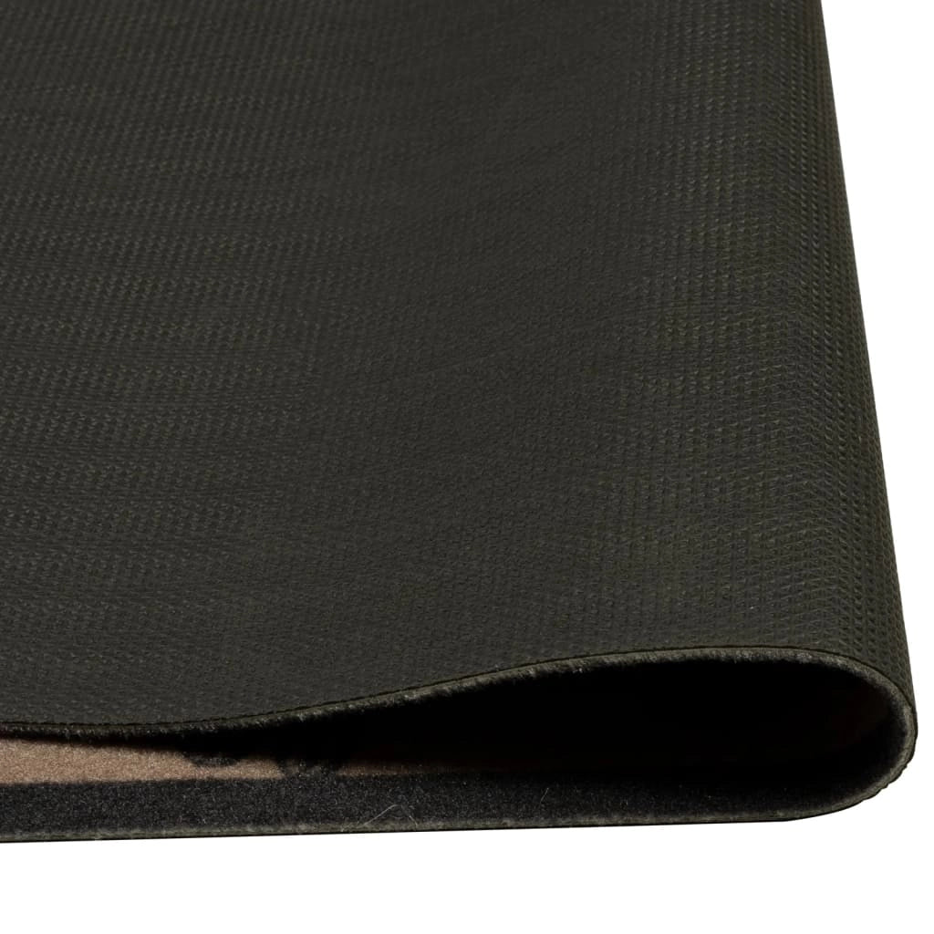Tappetino da cucina lavabile design elegante 150 x 45 cm antiscivolo morbido velluto marrone 02_0056426