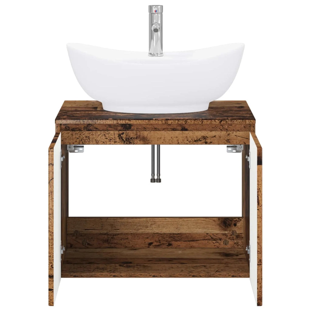 Set di mobili per il bagno Legno antico Legno ingegnerizzato 3404348