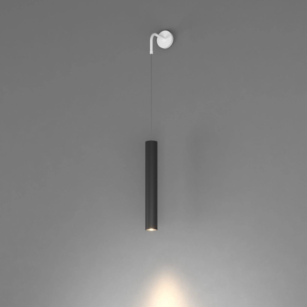 1203 SOSPENSIONE TONDA 1 LUCE ATTACCO GU10 COLORE NERO CON CAVO CM 250 ROSONE DA ACQUISTARE SEPARATAMENTE