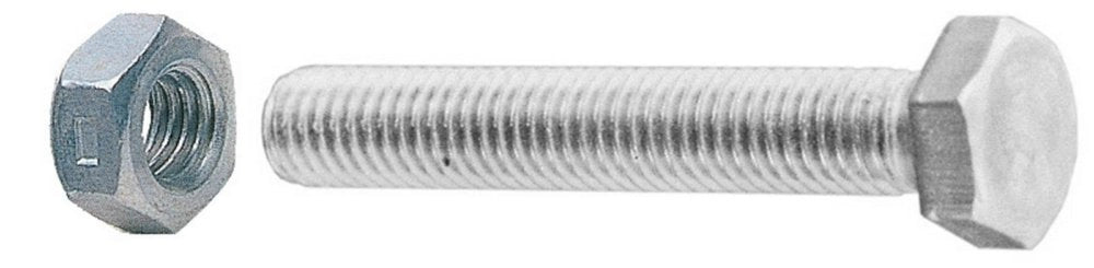 5scatole sc viti a metallo testa esagonale 6x 20 c/dadi (pz.15) cod:ferx.40113.stock