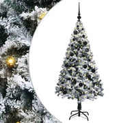 Albero di Natale Artificiale-Albero Natalizio con 150 LED Bianco 150 cm 633171
