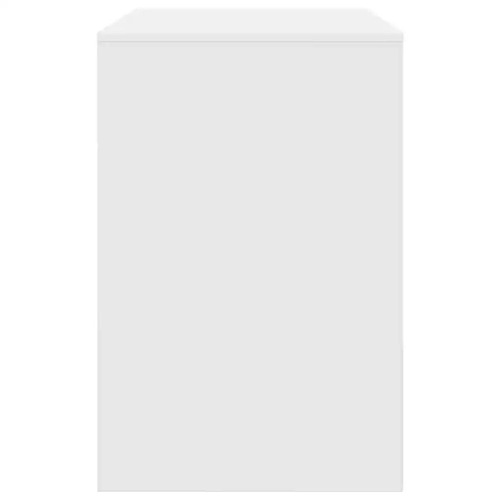 Scrivania | Tavolo da Ufficio Bianco 102 x 50 x 75 cm Legno multistrato