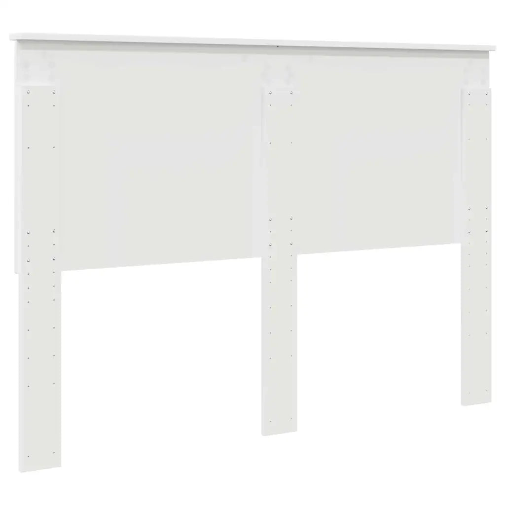 Testiera-Testata-Testiera Decorativa Bianco 150 cm Legno multistrato 135772