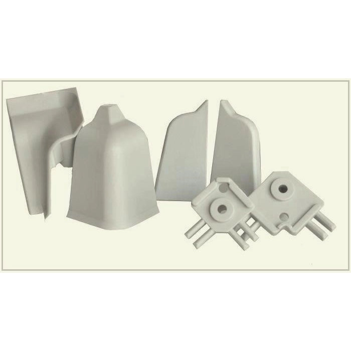 ACCESSORI GRIGI PER ALZATINA TRAPEZOIDALE