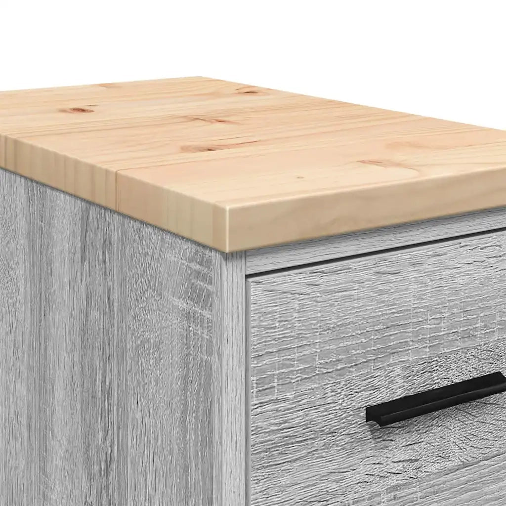 Armadietto da Garage Grigio Sonoma 30x51x85 cm CFW4090134