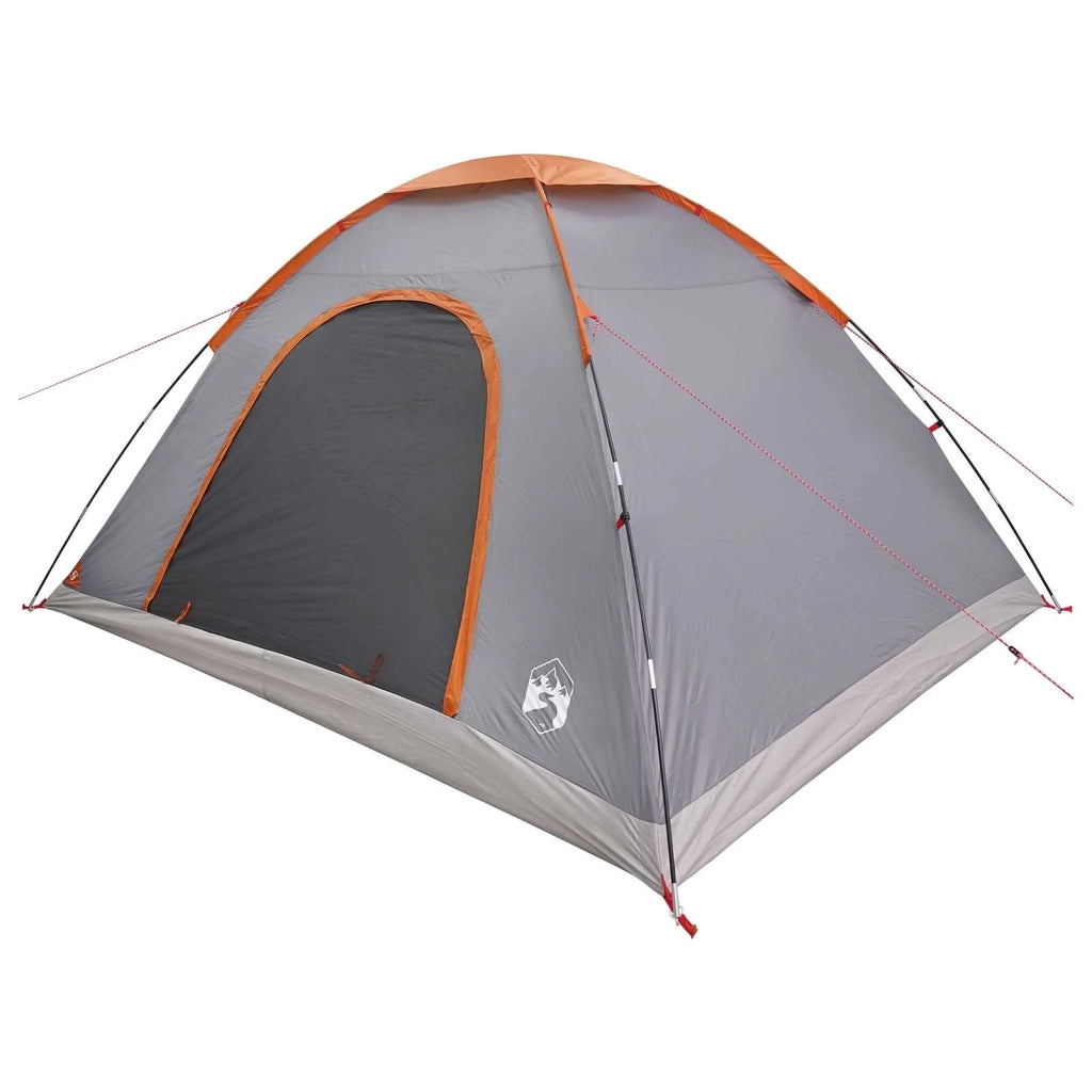 Tenda da campeggio Grigio e arancione 335 x 275 x 180 cm 42028639