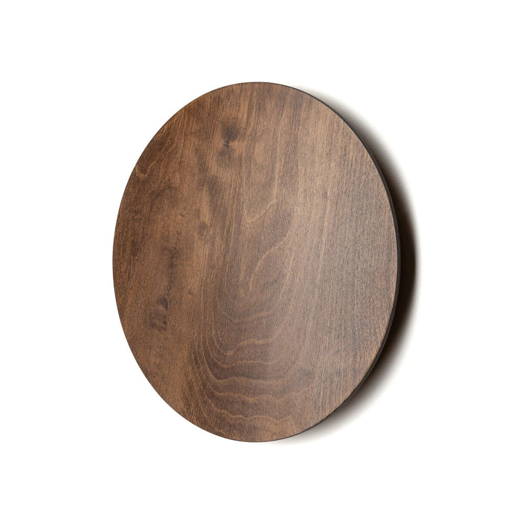 Applique rotonda Ø35 legno scuro LED 13W 3000K Nowodvorski