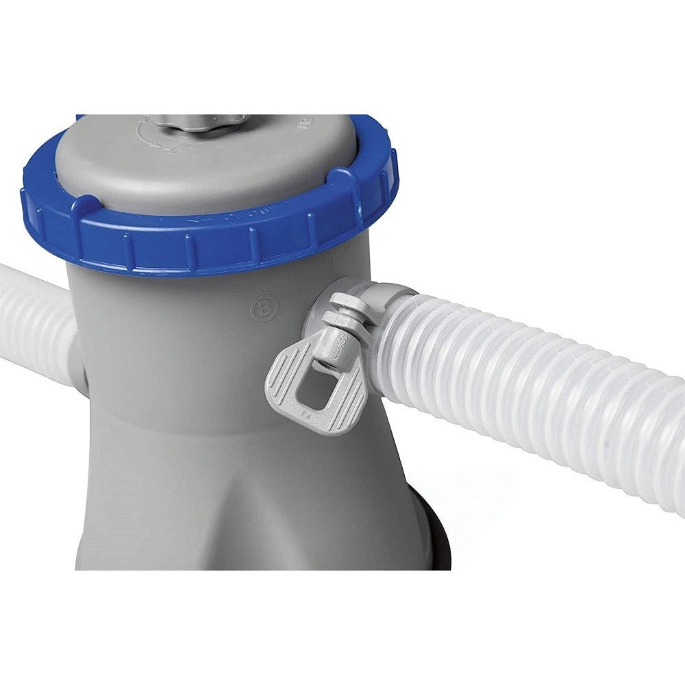 Trade Shop - Pompa Filtro A Cartuccia Tipo I 1.249 Lt/h 16 Watt Per Piscine Fuori Terra 58381 -