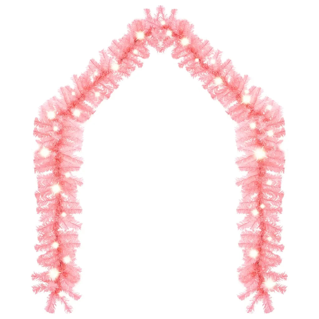 Ghirlanda Natalizia con Luci a LED 5 m Rosa CFW3336928