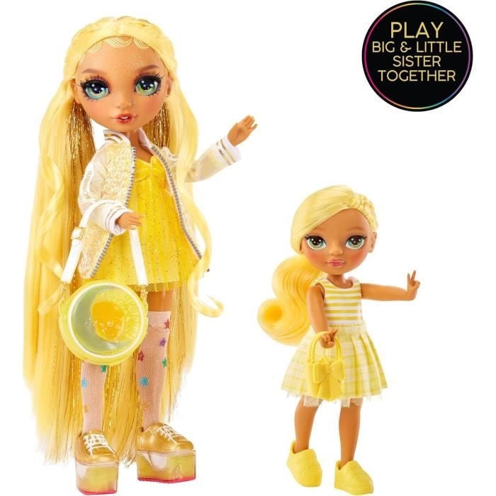 Rainbow High Littles - bambola da 15 cm + animale domestico - Giallo - dai 4 anni in su