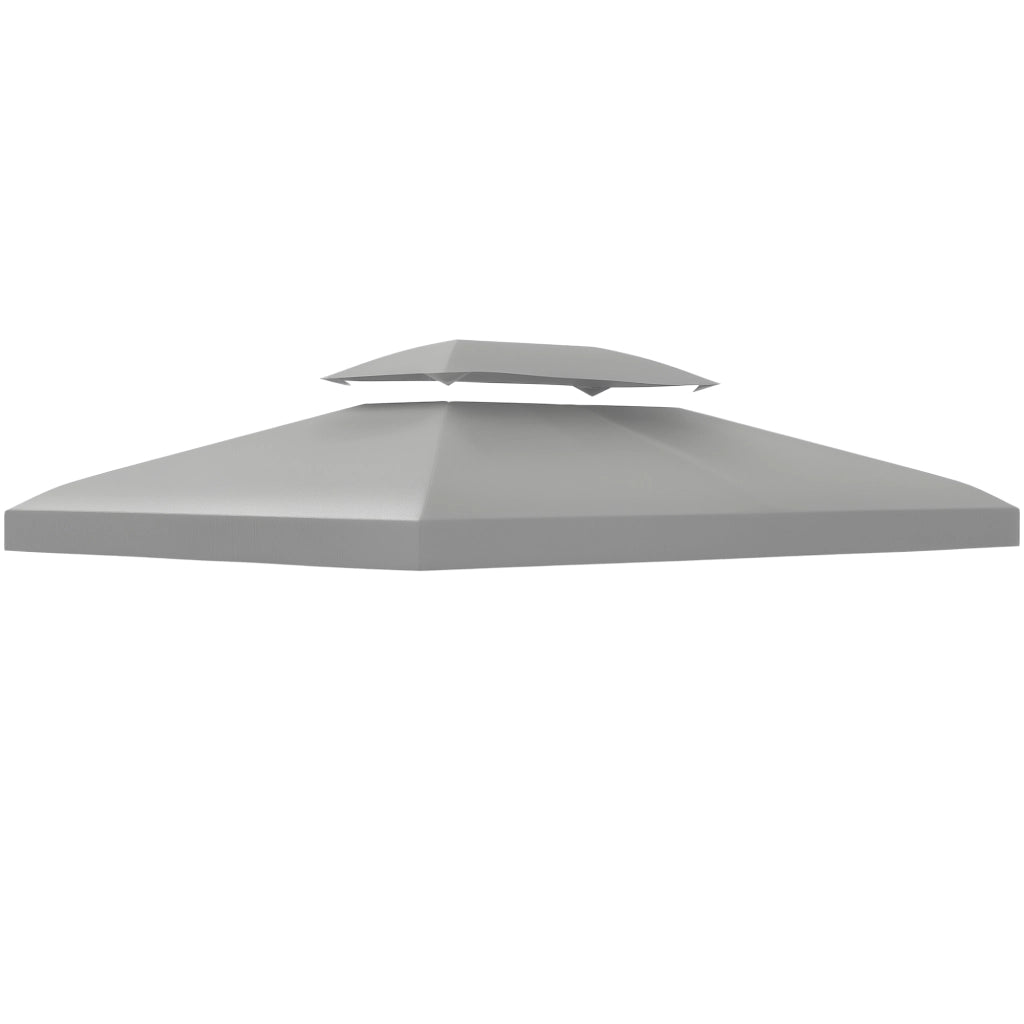 Tenda da giardino 3x4 m ¨C zephmum ¨C grigio chiaro polyester 180 g/m2