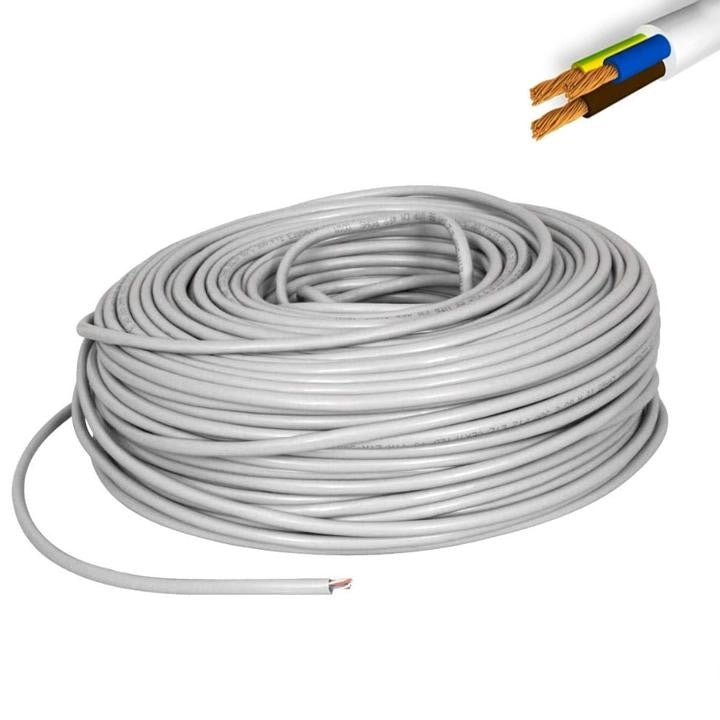 FILO 3X1,5 GRIGIO GOMMATO