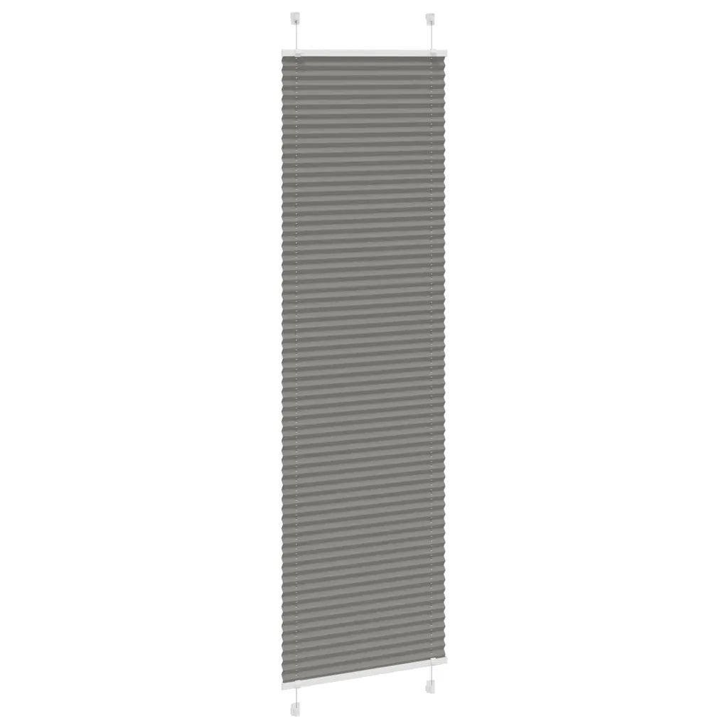 Tenda Plissettata | Tenda pliss¨¨ Antracite 60x200 cm Larghezza Tessuto 59,4 cm