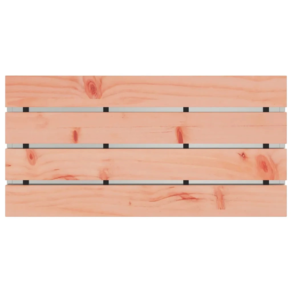 Panchina da giardino Argento 80 x 40 x 43 cm Acciaio zincato 874903