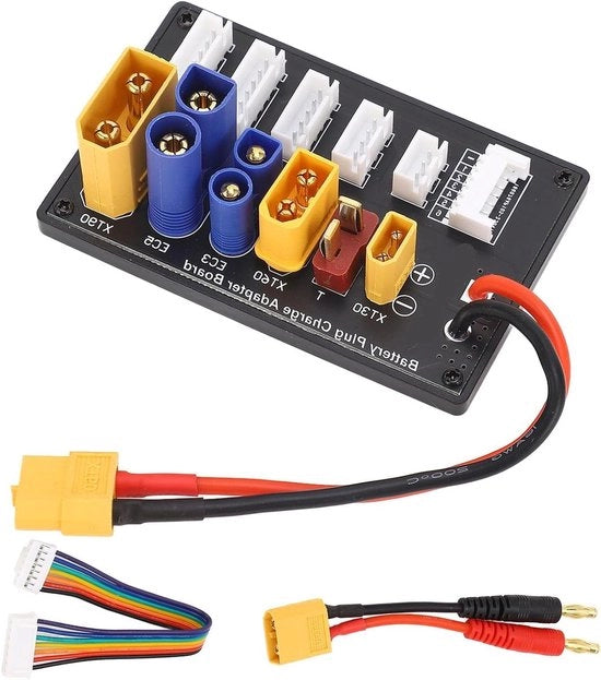 Adattatore parallelo per caricatore accu per XT90, XT30, EC3, EC5, XT60 6S espansione di alimentazione