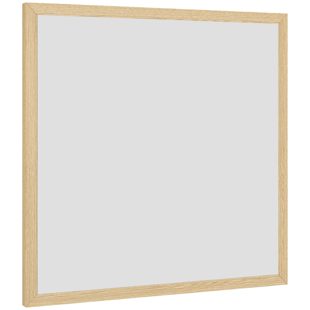 Specchio Quadro 50x50 cm ¨C zephmum ¨C Legno Naturale