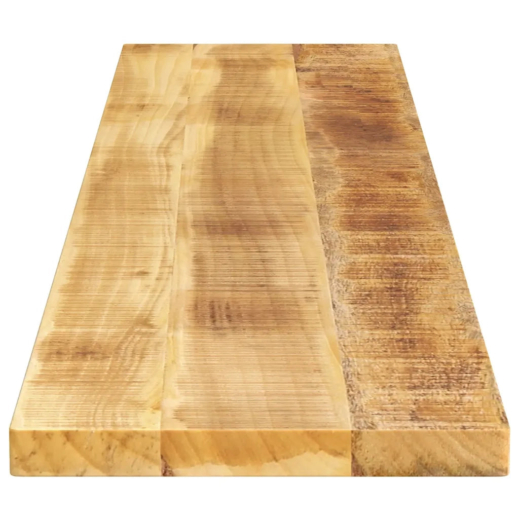 Piano per Tavolo 140x40x3,8 cm Rettangolare Legno Mango Grezzo 371388