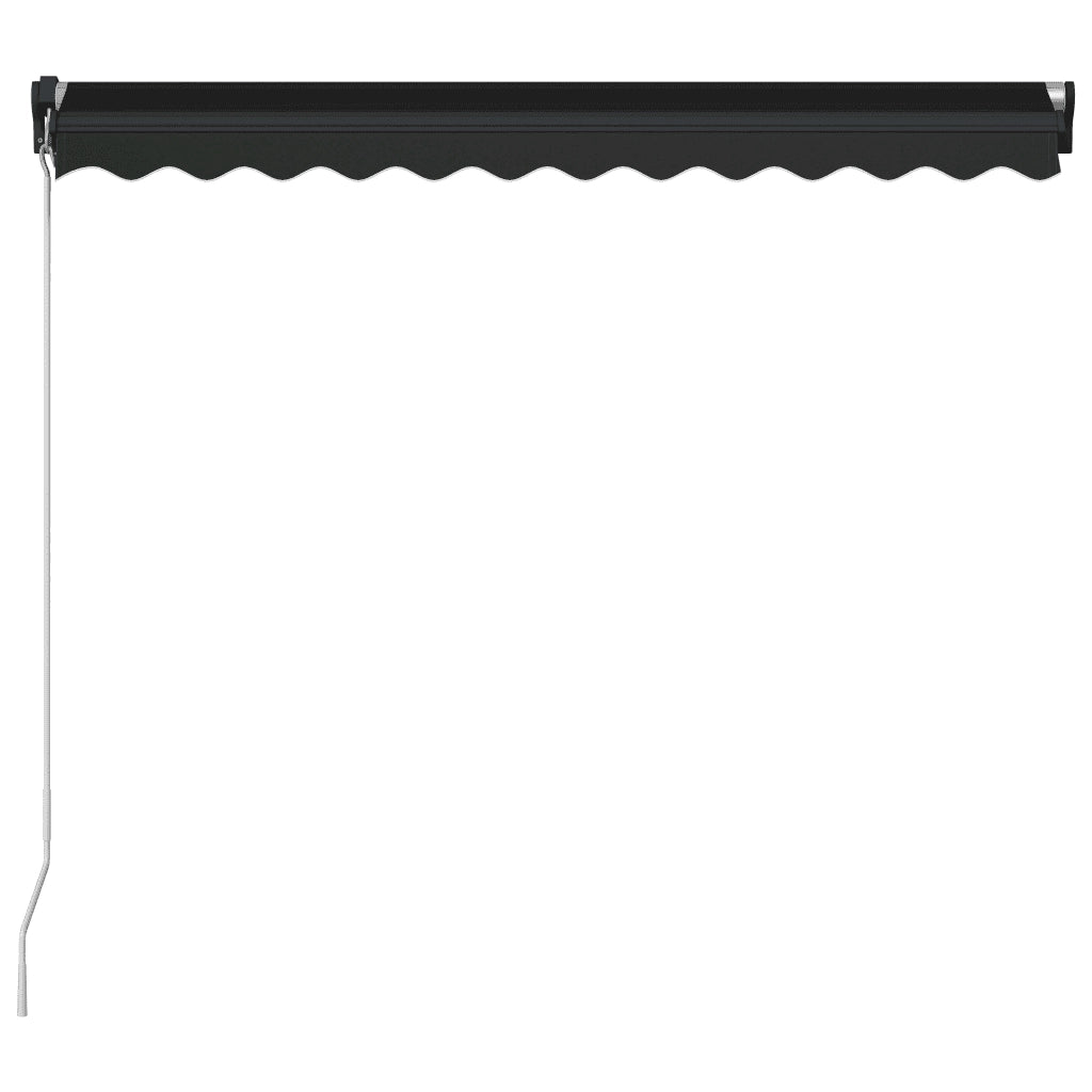 Tenda da Sole Retrattile Manuale-Tenda parasole per Patio 300x250 cm Antracite