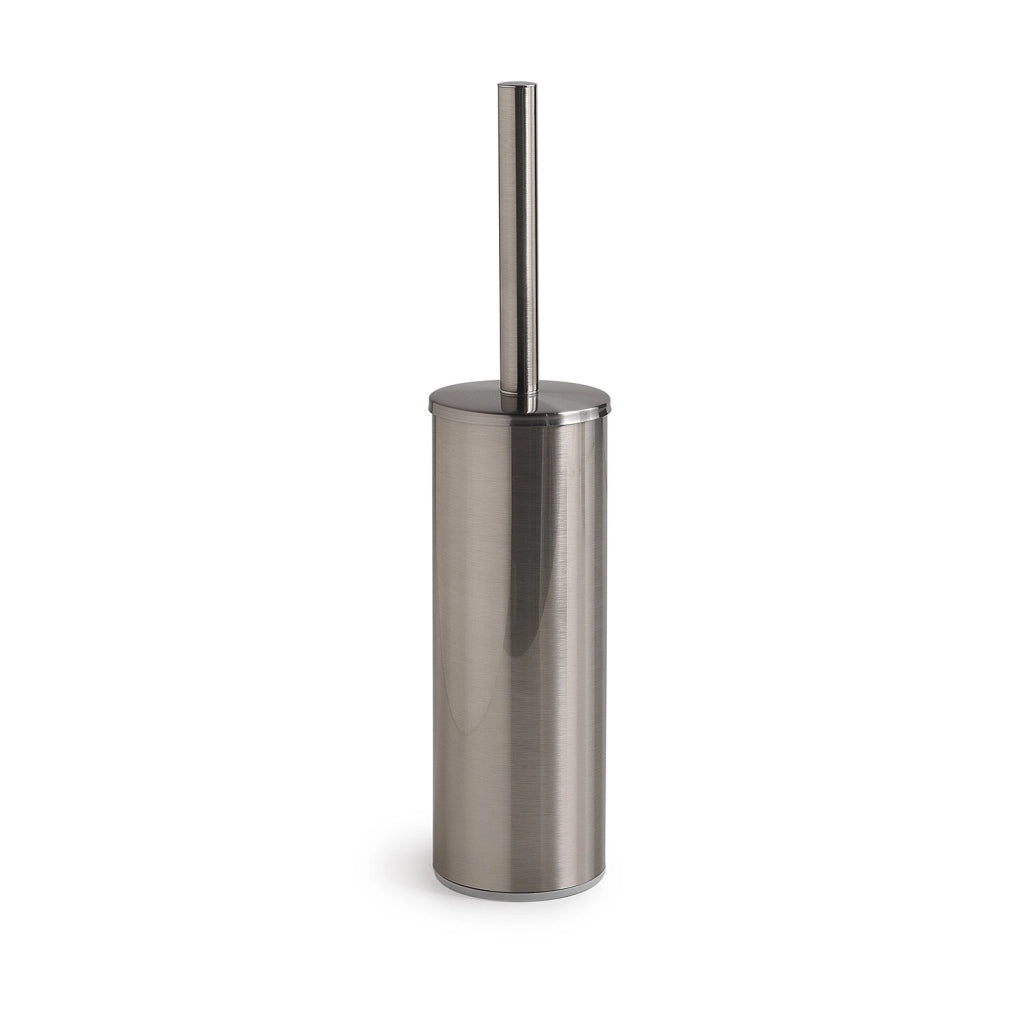Scopino con ciuffo in setole d'appoggio in acciaio inox AISI 304 e Cromall FJ33 Gedy serie FUJI Satinato