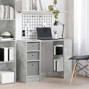Scrivania Grigio cemento 100 x 40 x 75 cm Legno multistrato 8000455
