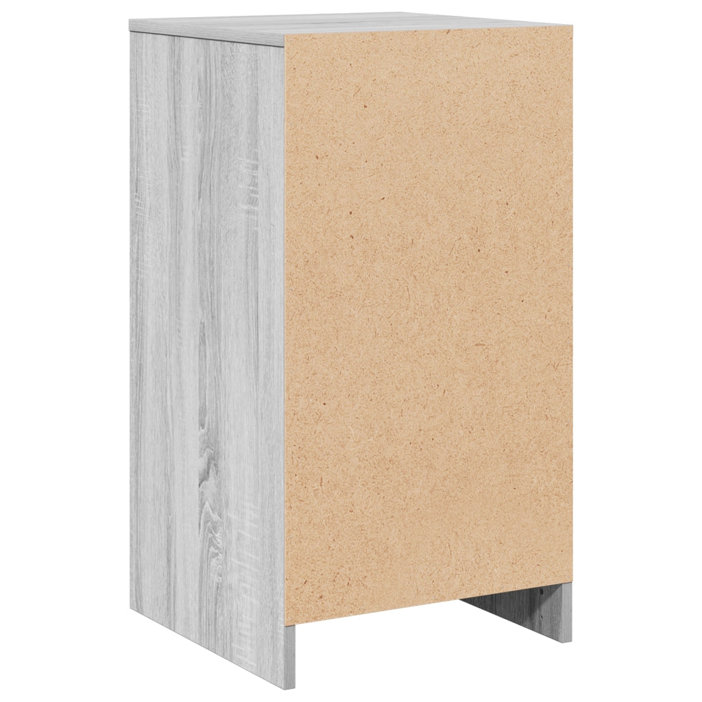 Credenza Grigia Sonoma 40x41x75 cm in Legno Ingegnerizzato