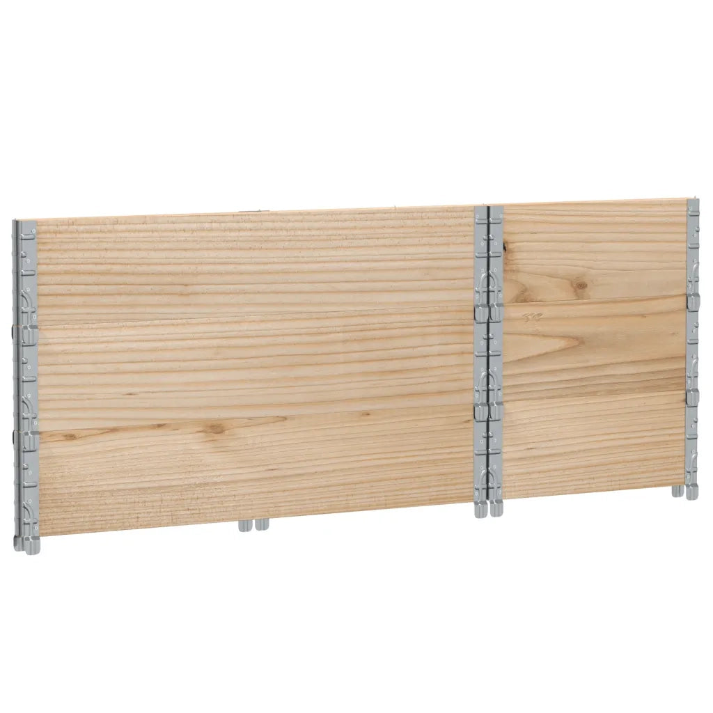 Paretali per Pallet 3 pz 100x50 cm in Legno Massello di Pino CFW4905531