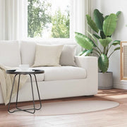 Tappeti per area Ovale HUARTE Sabbia 80 x 150 cm 4103628