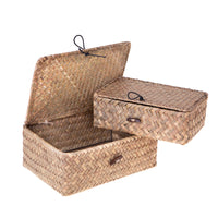 Set 2 Scatole con Coperchio 23 20 cm