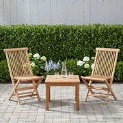 Sedia da giardino pieghevole 2 pcs Naturale 42028481