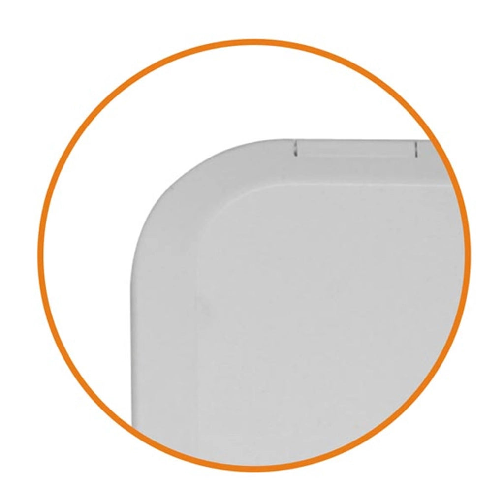 Sportello calpestabile per barca impermeabile nautica bianco abs con fori all'interno per 2 retine