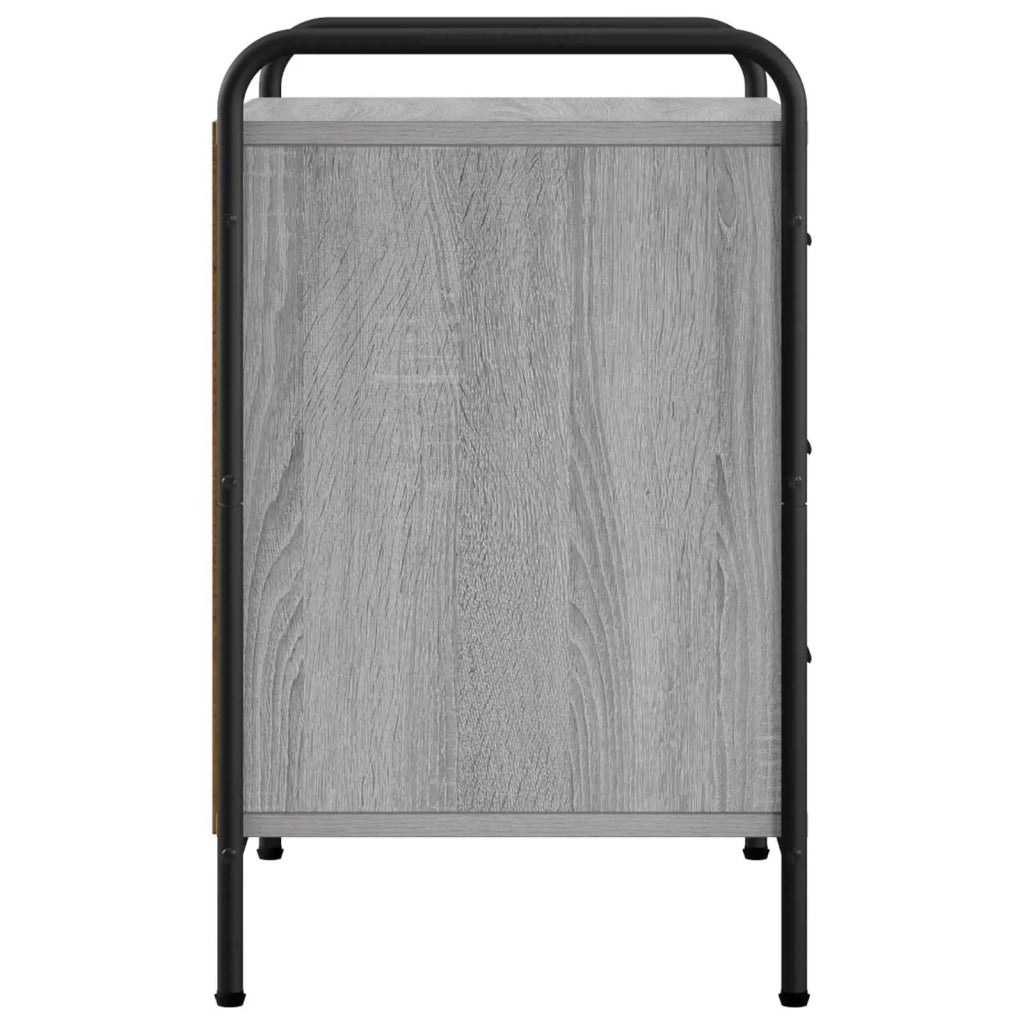 Armadio da Notte Sonoma grigio 48 x 36,5 x 60 cm 8013536