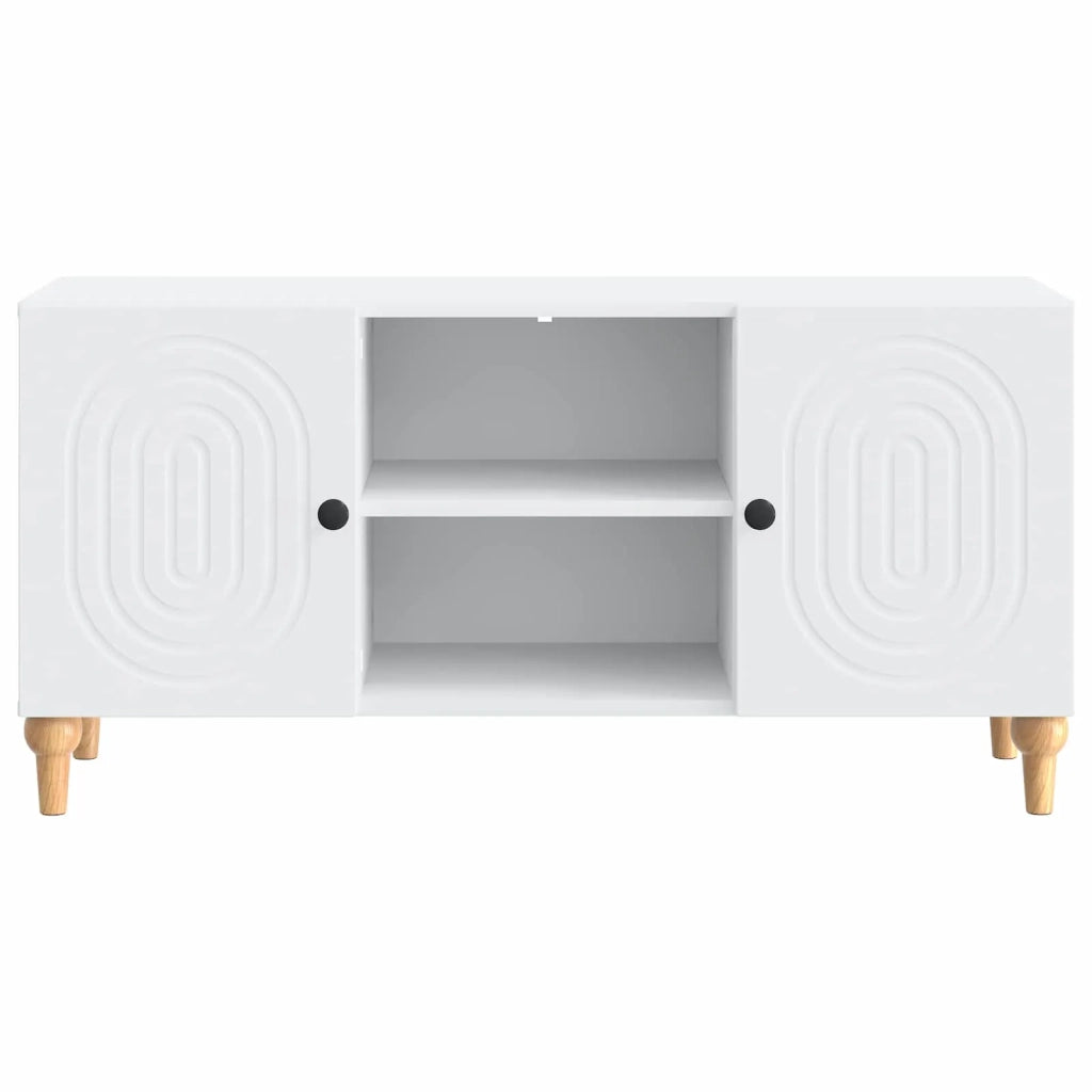 Mobile TV Bianco 102 x 34,5 x 50 cm Legno ingegnerizzato 894235