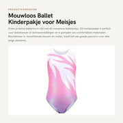 Kit di ginnastica per bambine - Abbigliamento da danza - Leggero - Rapido in asciugatura - Tessuto confortevole - Kit di ginnastica per bambine